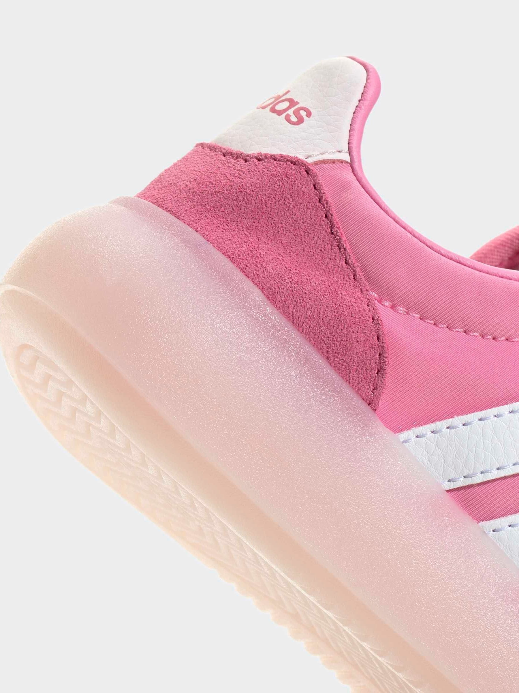 Buy adidas Pink Barreda Decode Elastic Lace Kids Trainers from