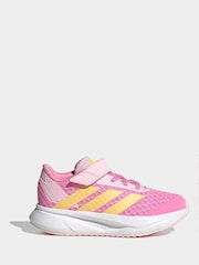 adidas Pink Duramo SL2 Elastic Lace Kids Trainers - Image 1 of 9
