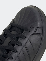 adidas Black Street Talk Lace Junior Trainers - Image 8 of 9