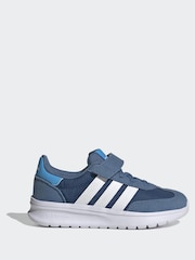 adidas Blue Run 70s 2.0 Hook and Loop Kids Trainers - Image 1 of 9