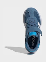 adidas Blue Run 70s 2.0 Hook and Loop Kids Trainers - Image 6 of 9