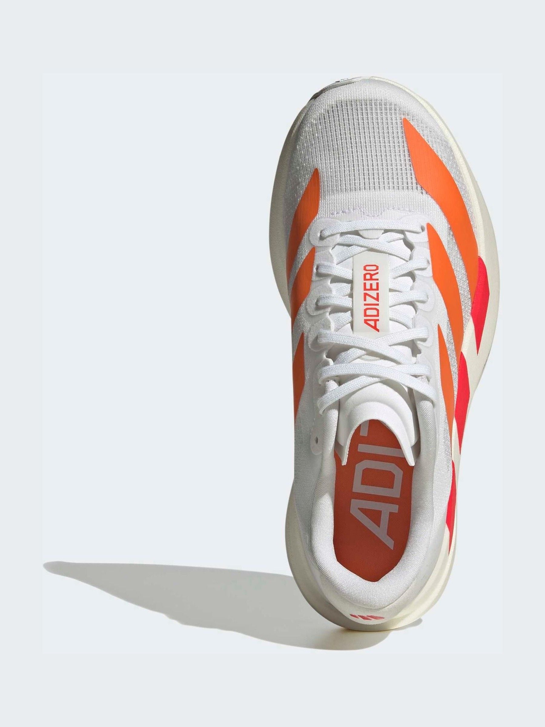 Buy adidas White/Orange adizero Evo SL Junior Trainers from Next