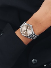Silver Tone Blush Boyfriend Watch - Image 6 of 6