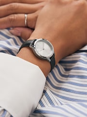 Black Croc Effect Watch - Image 1 of 4