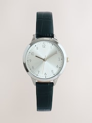 Black Croc Effect Watch - Image 2 of 4