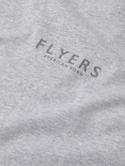 Flyers Mens Grey Print T-Shirt - Image 3 of 3