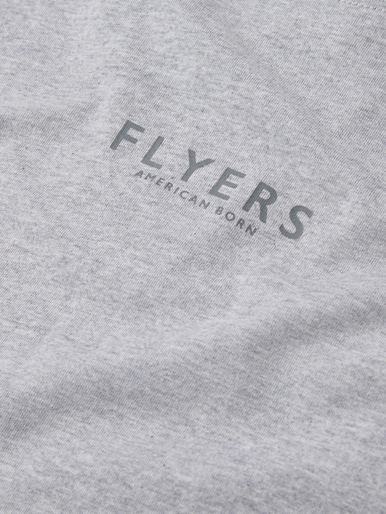 Flyers Mens Grey Print T-Shirt - Image 3 of 3