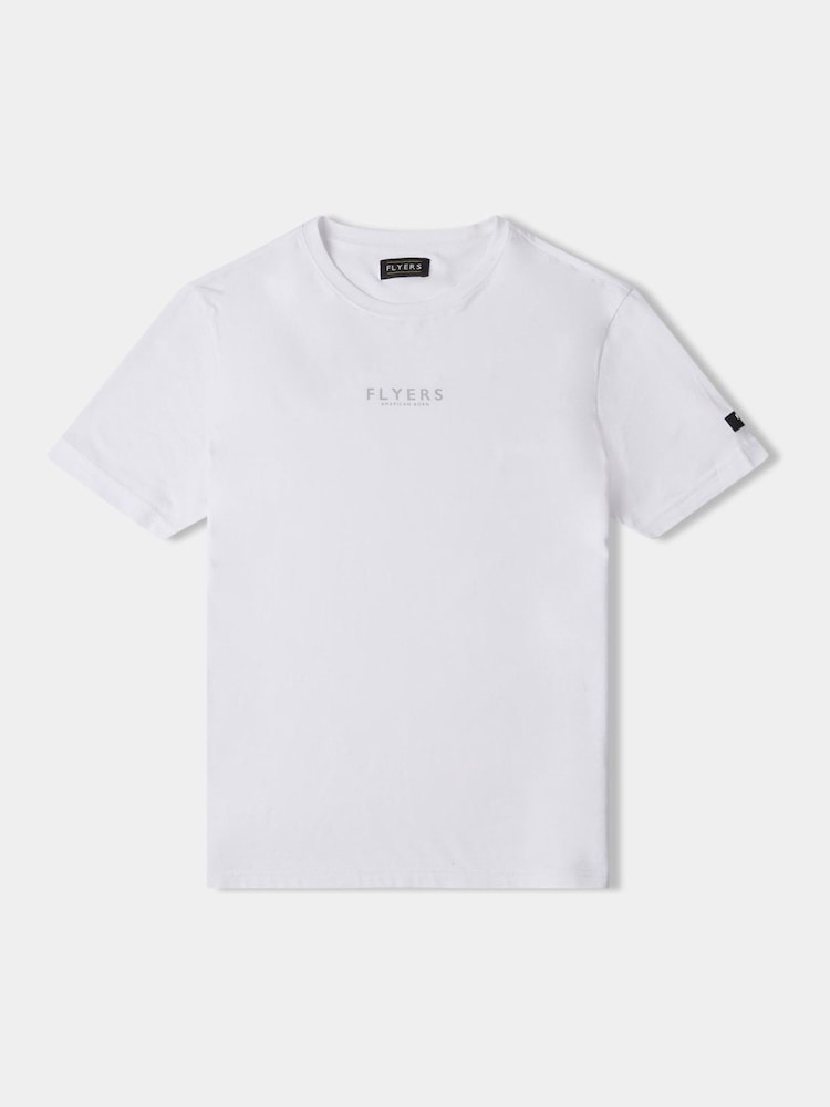 Flyers Mens Print White T-Shirt - Image 1 of 3