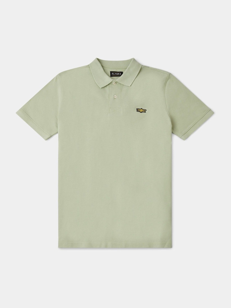 Flyers Mens Green Polo Shirt - Image 1 of 3