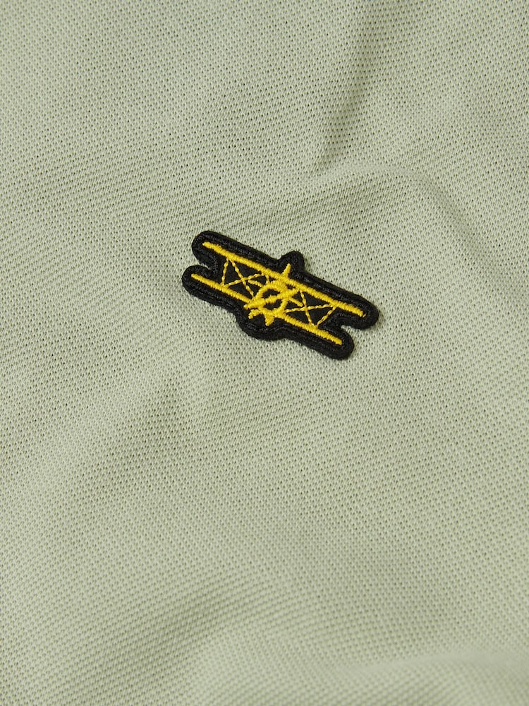 Flyers Mens Green Polo Shirt - Image 2 of 3