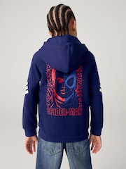 adidas Blue Marvel Spider-Man Little Kids Hoodie - Image 2 of 8