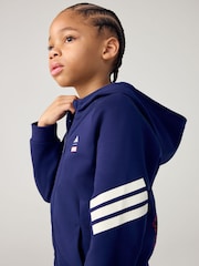 adidas Blue Marvel Spider-Man Little Kids Hoodie - Image 3 of 8
