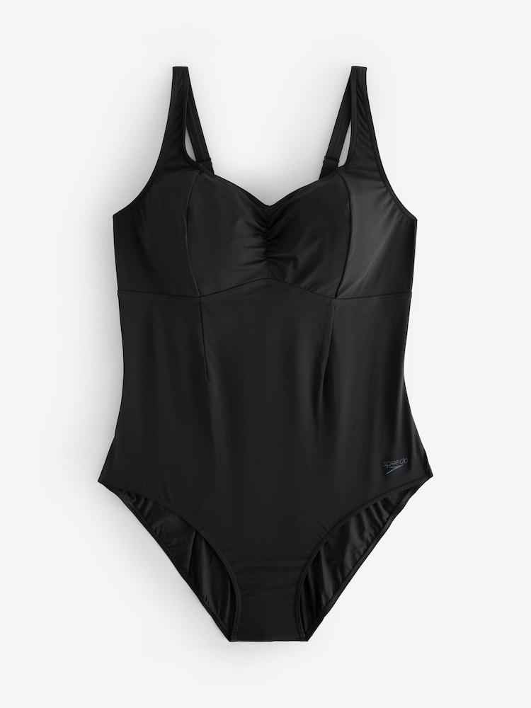 Speedo Black Plus SizeWomens Aqunite Swimsuit - Image 1 of 1