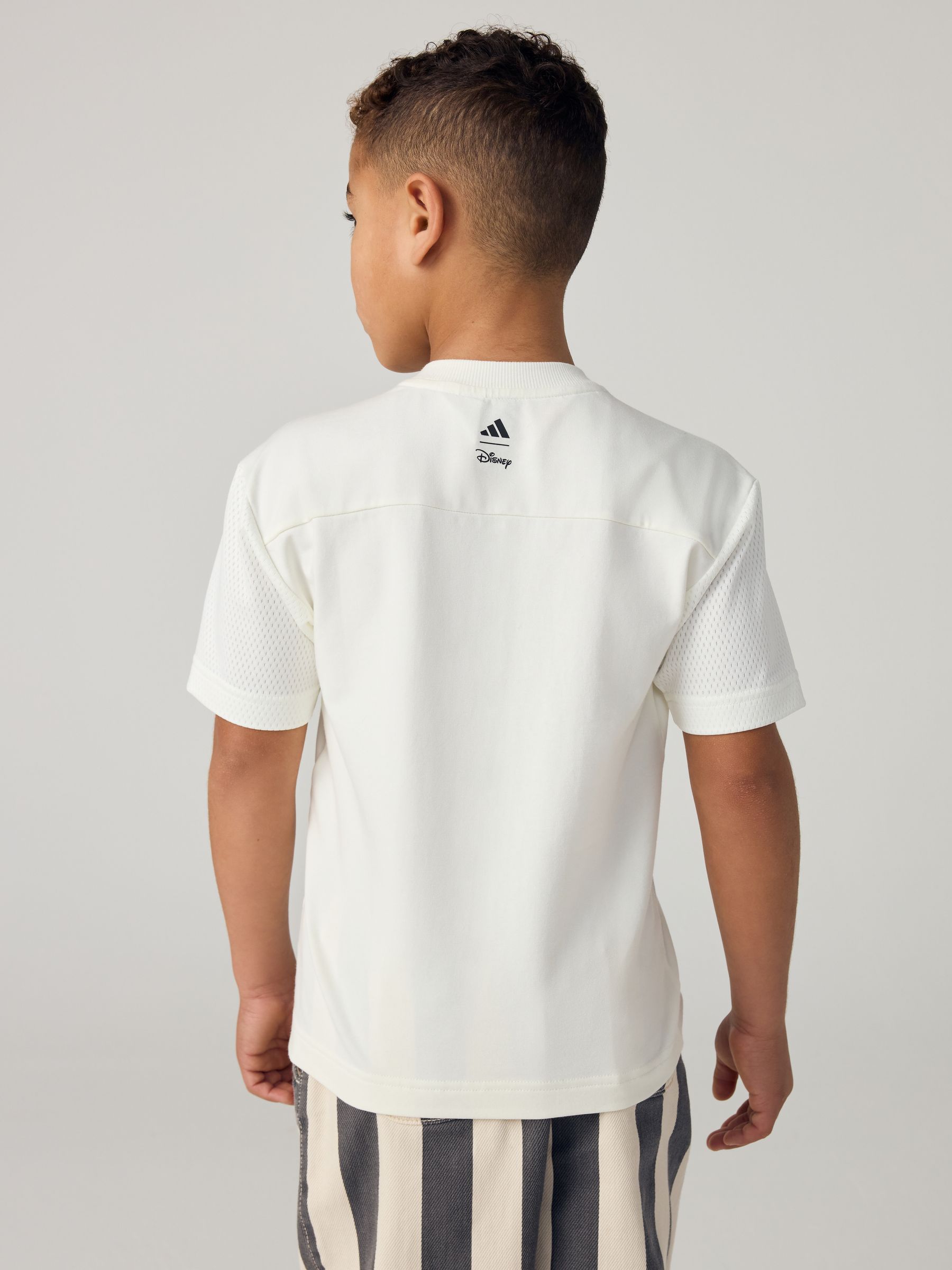 Buy adidas White Disney Mickey Mouse Little Kids T-Shirt from Next