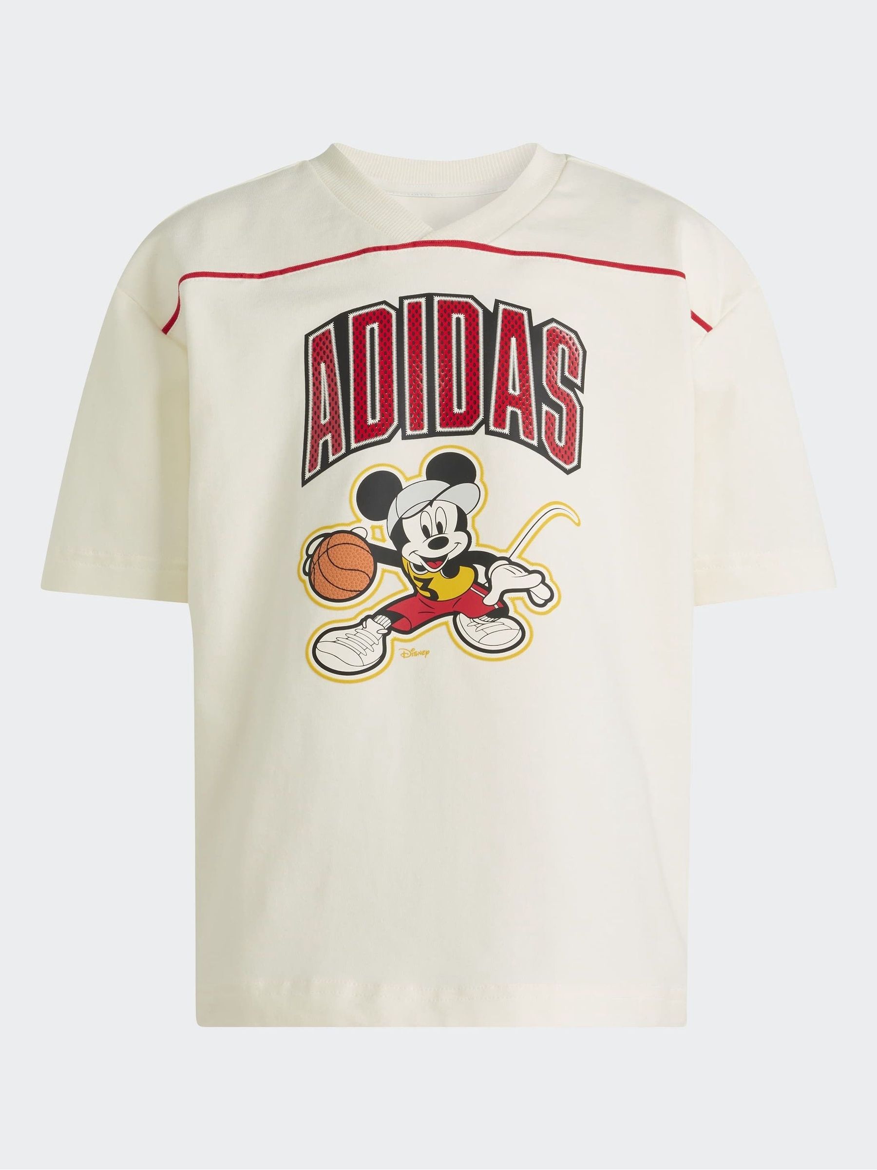 Buy adidas White Disney Mickey Mouse Little Kids T-Shirt from Next
