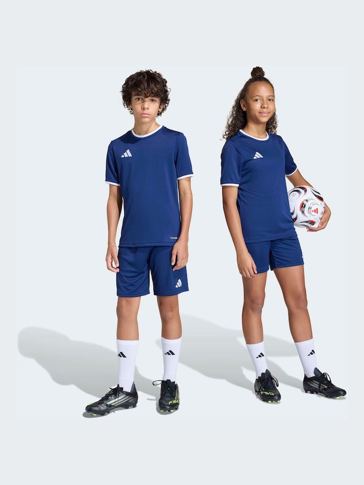 adidas Navy Blue Entrada 26 Training Shorts - Image 1 of 6