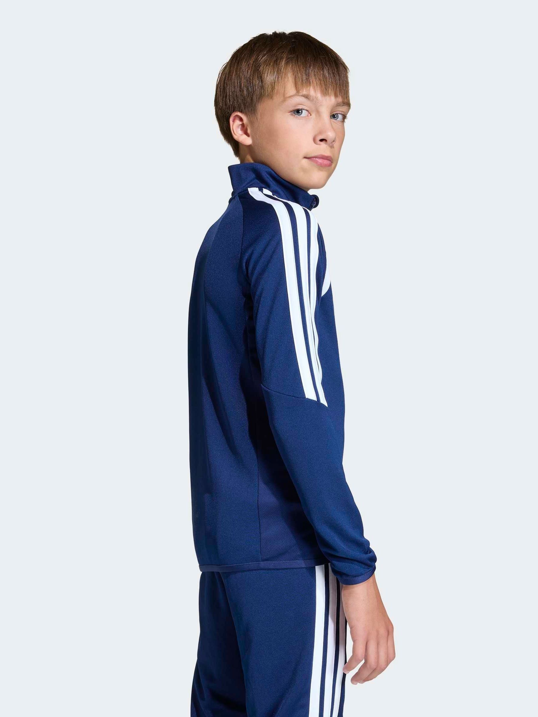 Buy adidas Dark Blue Tiro 26 League Quarter Zip Training Top from