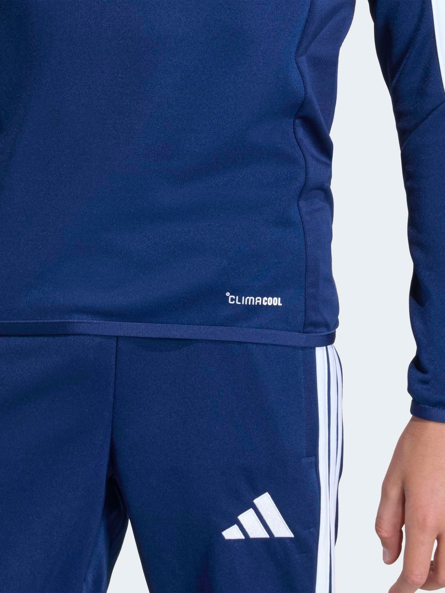 Buy adidas Dark Blue Tiro 26 League Quarter Zip Training Top from