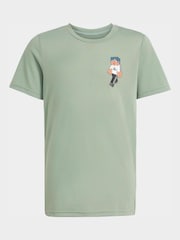 adidas Green Minecraft Training Climacool T-Shirt - Image 8 of 8