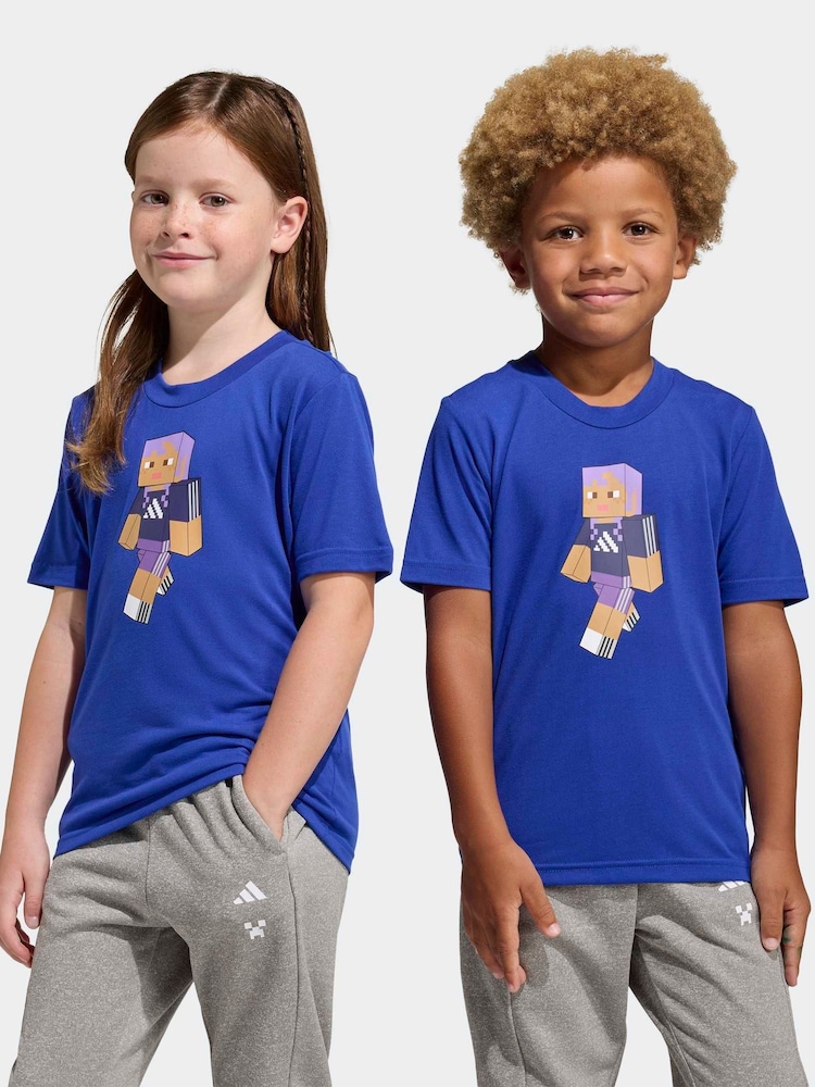 adidas Minecraft Little Kids Training T-Shirt - Imaginea 2 din 6 adidas Minecraft Little Kids Training T-Shirt - Imaginea 2 din 6