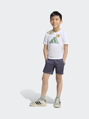 adidas White Minecraft Top  and Shorts Little Kids Set - Image 1 of 8