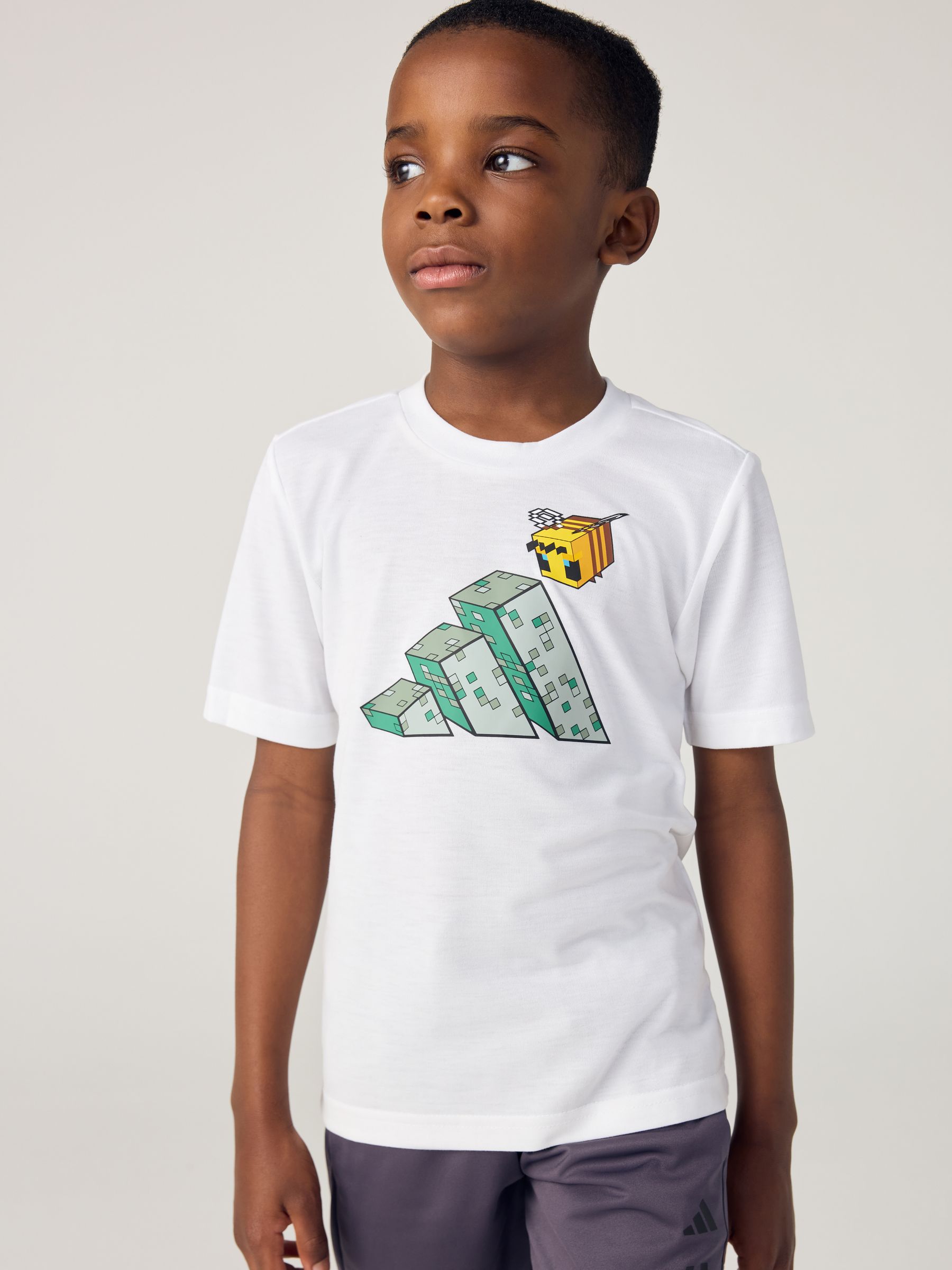 Next：日本 adidas Minecraft トップス & ショートパンツ キッズセット