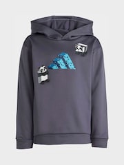 adidas Grey Minecraft Hoodie and Jogger Little Kids Set - Image 10 of 11