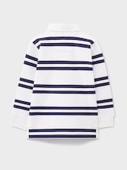 Crew Clothing White Cotton Rugby Sweatshirt - Image 2 of 2