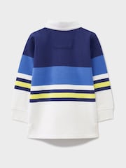 Crew Clothing Blue Cotton Rugby Sweatshirt - Image 2 of 2