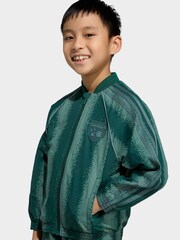 adidas Originals Green Minecraft Little Kids Tracksuit - Image 4 of 8