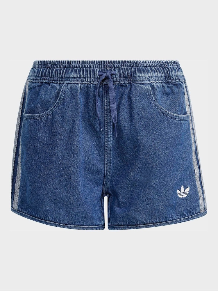 adidas Originals Green Denim Sprinter Shorts - Image 6 of 6 adidas Originals Green Denim Sprinter Shorts - Image 6 of 6