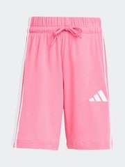 adidas סט בייסיק של מכנסיים קצרים וחולצת טי לילדים קטנים - תמונה 8 מתוך 8