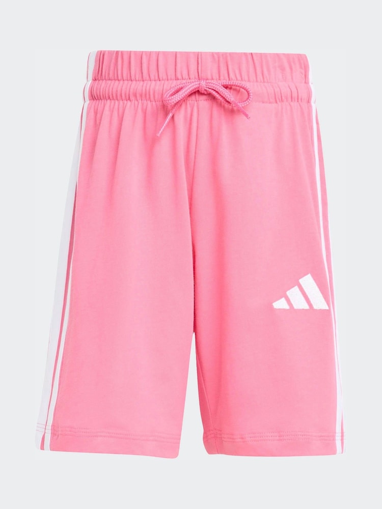 adidas סט בייסיק של מכנסיים קצרים וחולצת טי לילדים קטנים - תמונה 8 מתוך 8