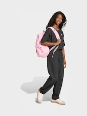 adidas Originals Black Cropped Waffle T-Shirt - Image 3 of 6