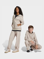 adidas Originals Brown Waffle Trousers - Image 1 of 6