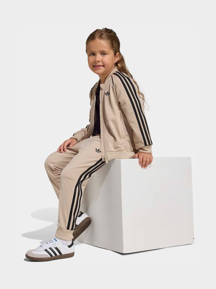 adidas Originals Neutral SST Little Kids Tracksuit - Image 2 of 10