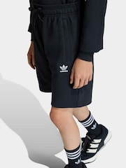 adidas Originals Black Waffle Shorts - Image 4 of 6