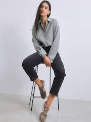 Noir - Jean Stovepipe droit - Image 4 de 8