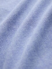 Light Blue Long Sleeve Brushed Oxford Shirt - Image 6 of 7