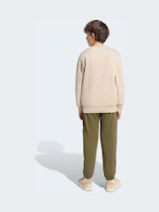 橄欖綠 - adidas Essentials Sweat Top and Joggers Set - 圖片 2，共 7