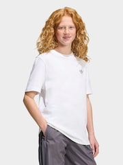 adidas originals White Oversized Back Print T-Shirt - Image 1 of 6