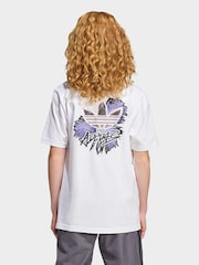 adidas originals White Oversized Back Print T-Shirt - Image 2 of 6