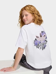 adidas originals White Oversized Back Print T-Shirt - Image 5 of 6