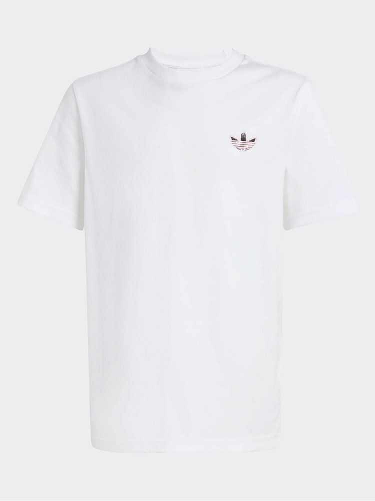 adidas originals White Oversized Back Print T-Shirt - Image 6 of 6