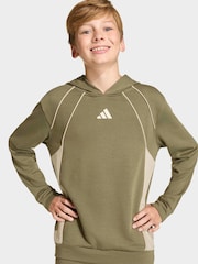 adidas Green Colourblock Tracksuit - Image 4 of 7