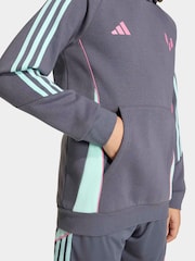 adidas Grey Messi Hoodie - Image 5 of 6