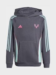 adidas Grey Messi Hoodie - Image 6 of 6
