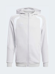 adidas Grey Tiro 26 League Zip Fleece Hoodie - Image 7 of 7