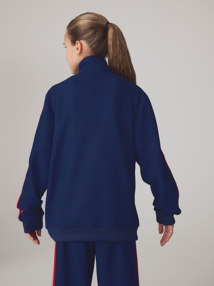 adidas Originals Blue Firebird Track Jacket - Image 2 of 5