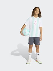 adidas Grey Messi Training Shorts - Image 3 of 6